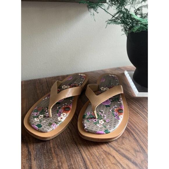 Johnny Was Shoes - Johnny Was Leather Women's Floral Jenna Sandal 6.5 NWOT